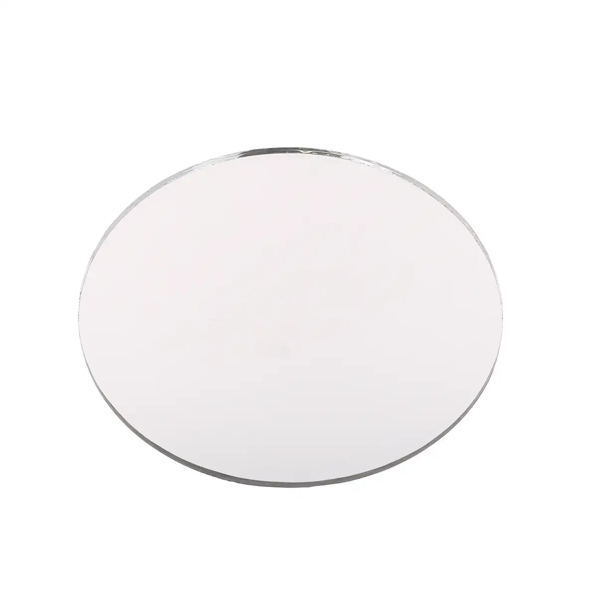Miroir rond en verre pour loisirs créatifs - Diamètre 7,5cm