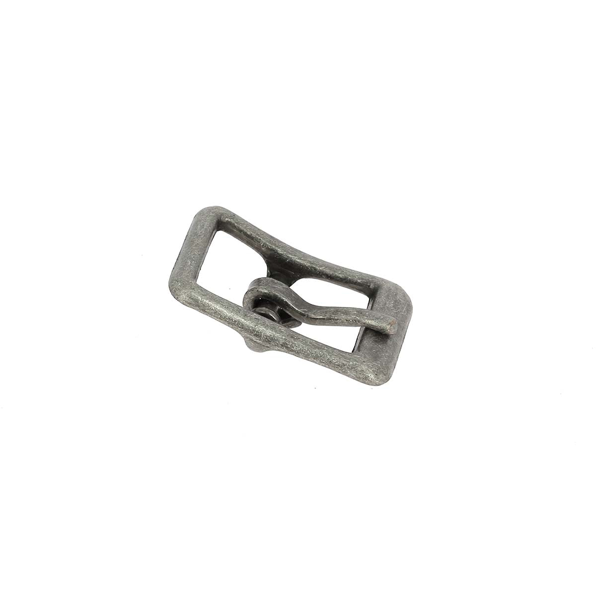 Boucle de ceinture double EMY - 10mm - Argent vieilli