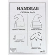 Modèle de patrons pour sacs à main en cuir, Tandy Leather, vue de face avec détails du cuir et du design.