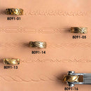 Roulettes d'embossage pour décorer le cuir