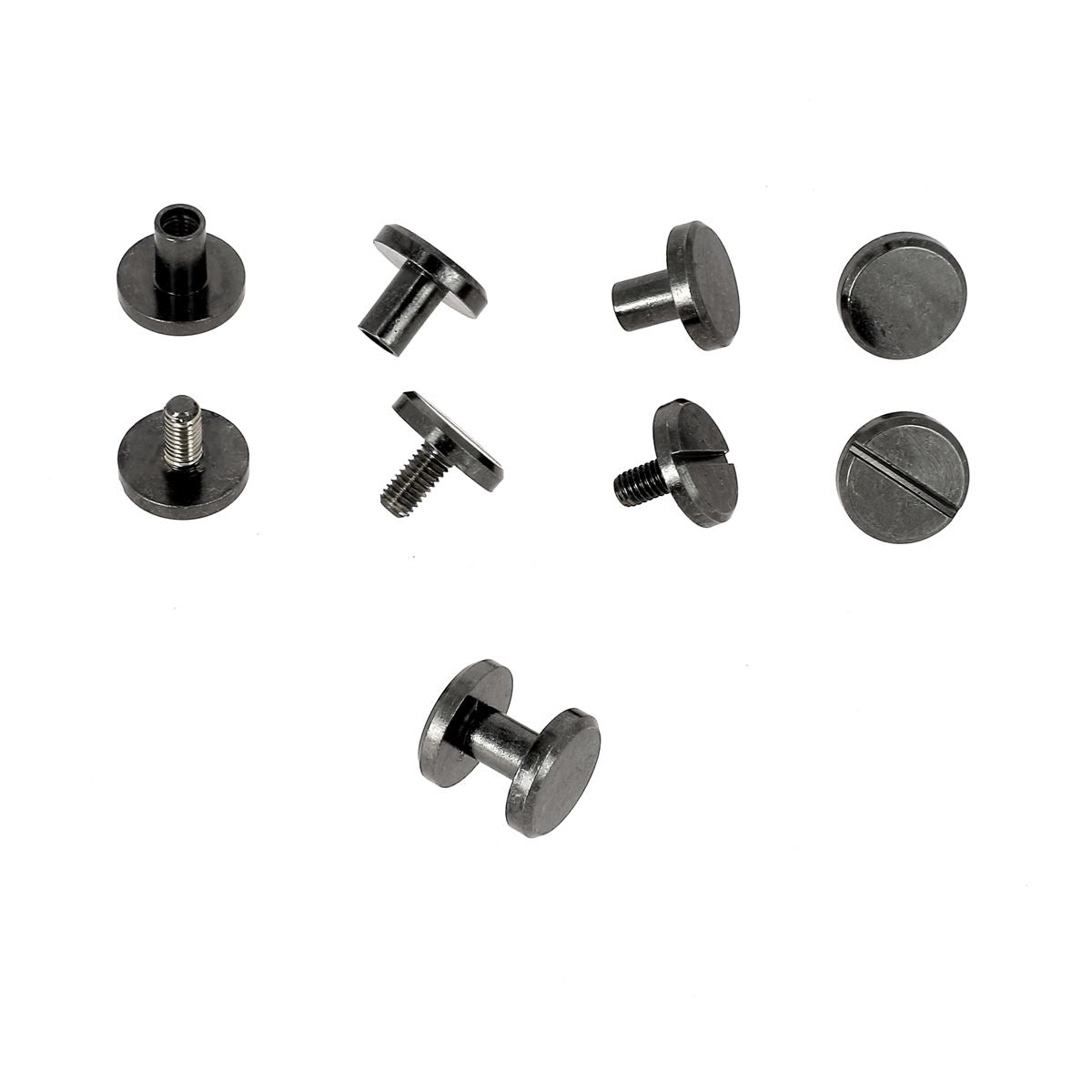 Lot de vis chicago - Diamètre 10mm - Entraxe 6mm - Canon de fusil