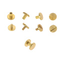 Lot de vis chicago - Diamètre 10mm - Entraxe 6mm - Laiton