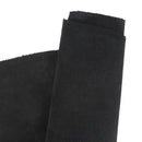 Peau de cuir de veau velours noir Dolce, tissu souple et élégant, pour confection ou accessoires en cuir.