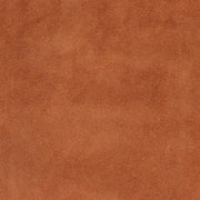 Pièce de croûte de cuir de veau velours DOLCE en marron roux, texture douce et souple, pour création d'accessoire de mode.