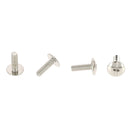 Lot de 25 vis en acier 3x10 mm - Finition Nickelé