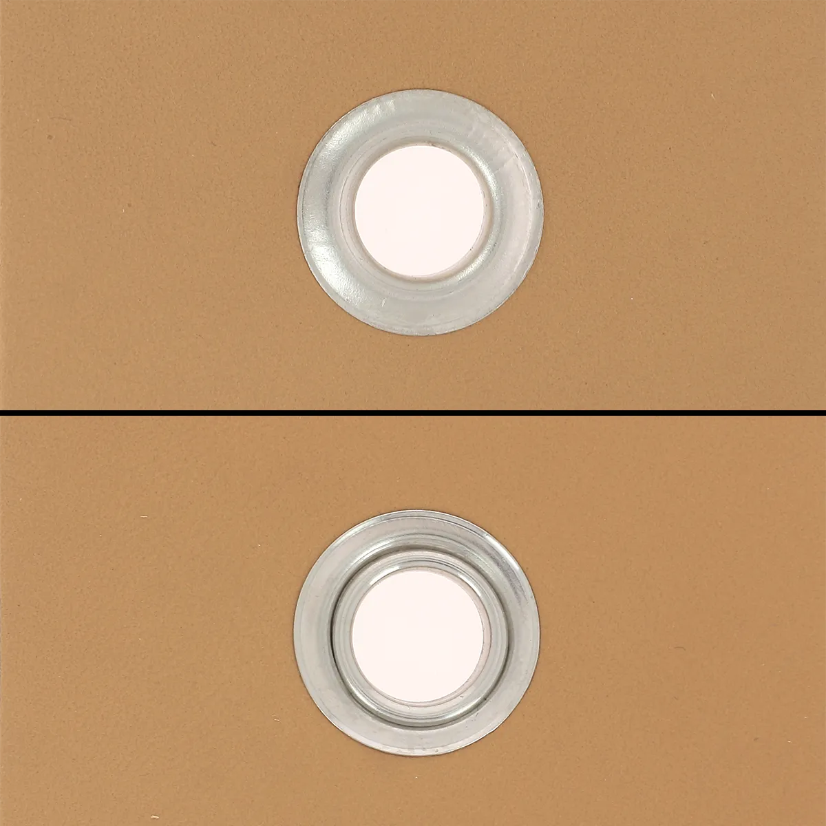 oeillets à rouler pour maroquinerie - Diamètre 12mm - VL50 - NICKELÉ