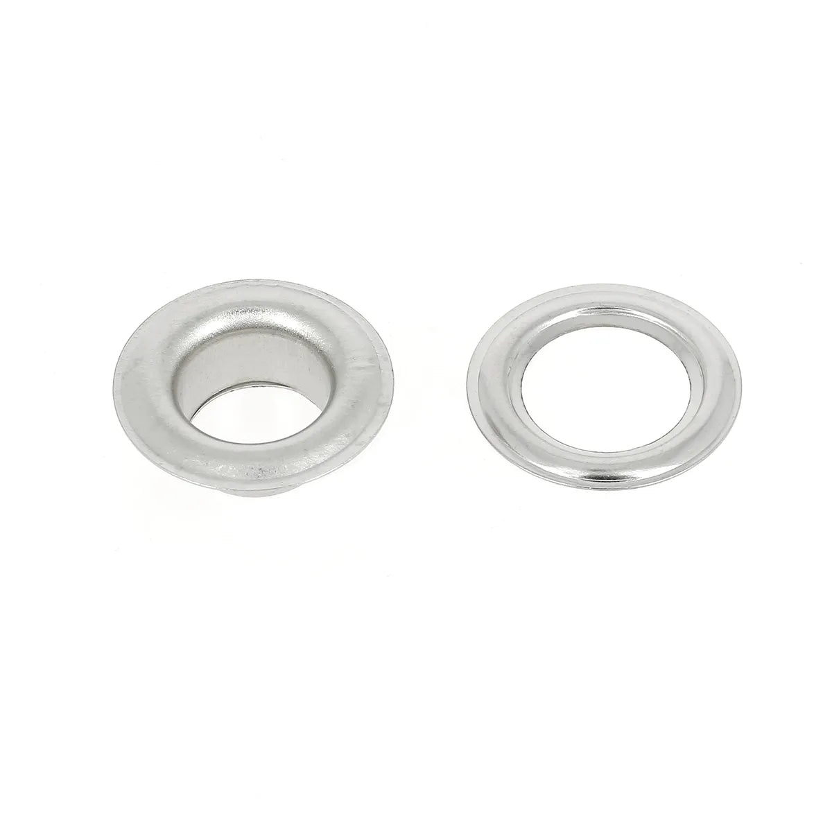 oeillets à rouler en acier avec rondelles - Diamètre 12mm - VL50 - NICKELÉ