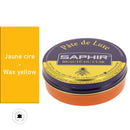 Cirage pâte de luxe pour cuir - Saphir France - Jaune cire