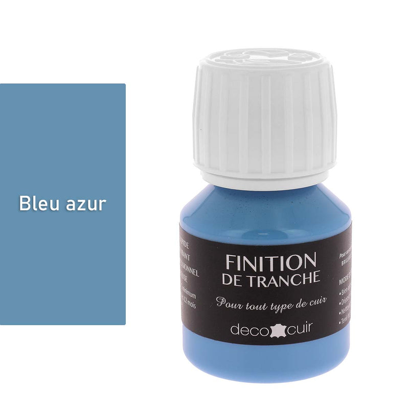 teinture tranche cuir bleu azur - Deco cuir - 60ml