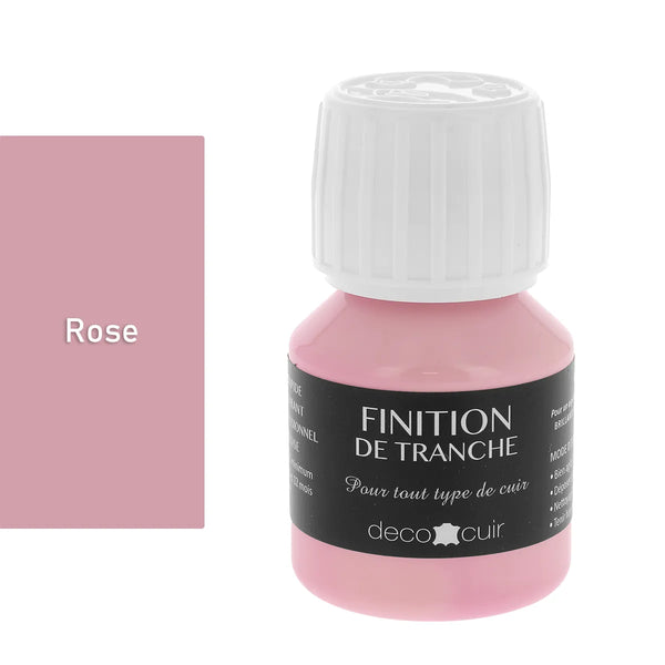 teinture tranche cuir rose - Deco cuir - 60ml
