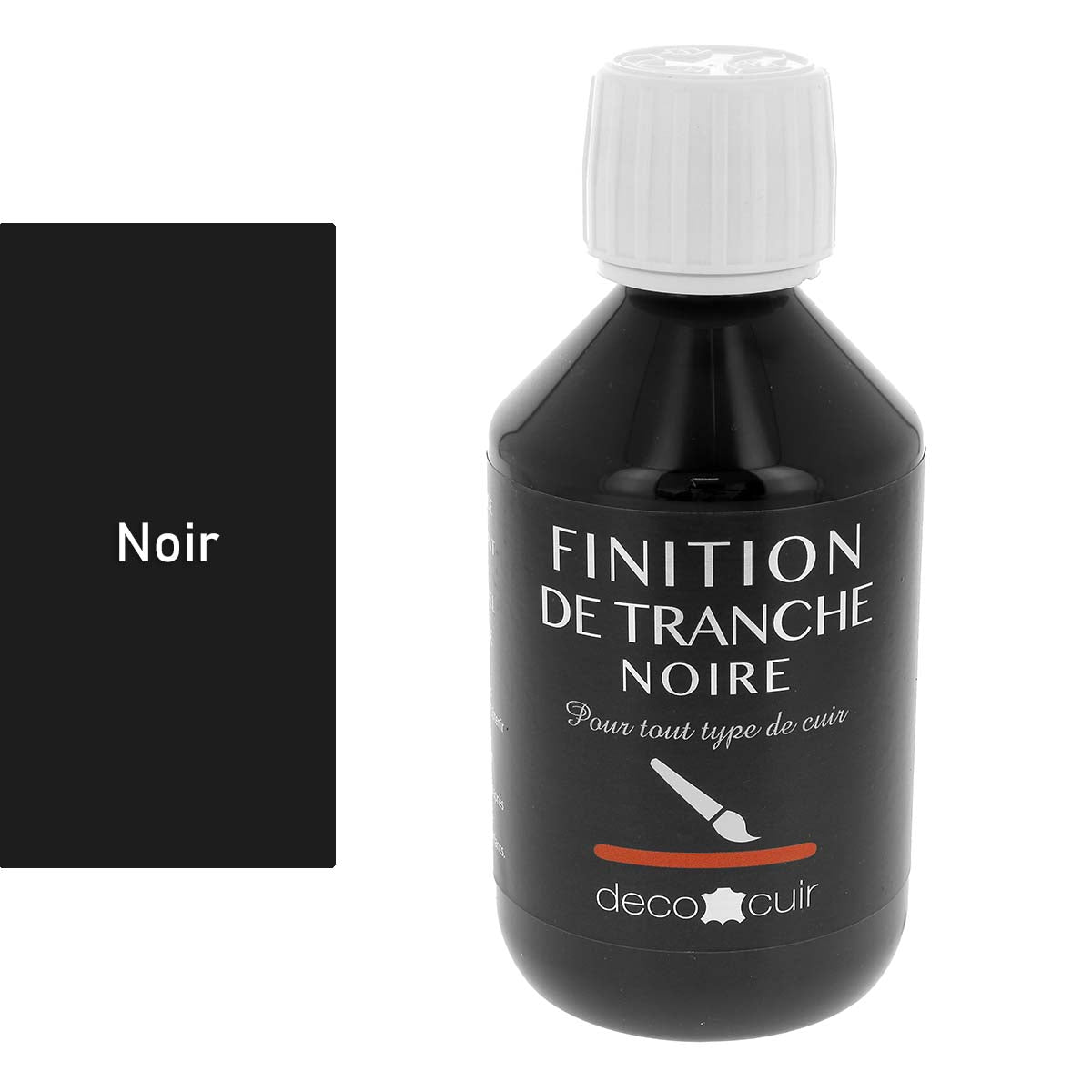 Finition de tranche MATE - Deco Cuir - 250ml - Noir