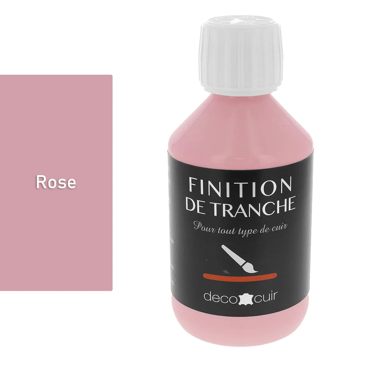 Finition tranche cuir Rose - Deco Cuir - 250 ml