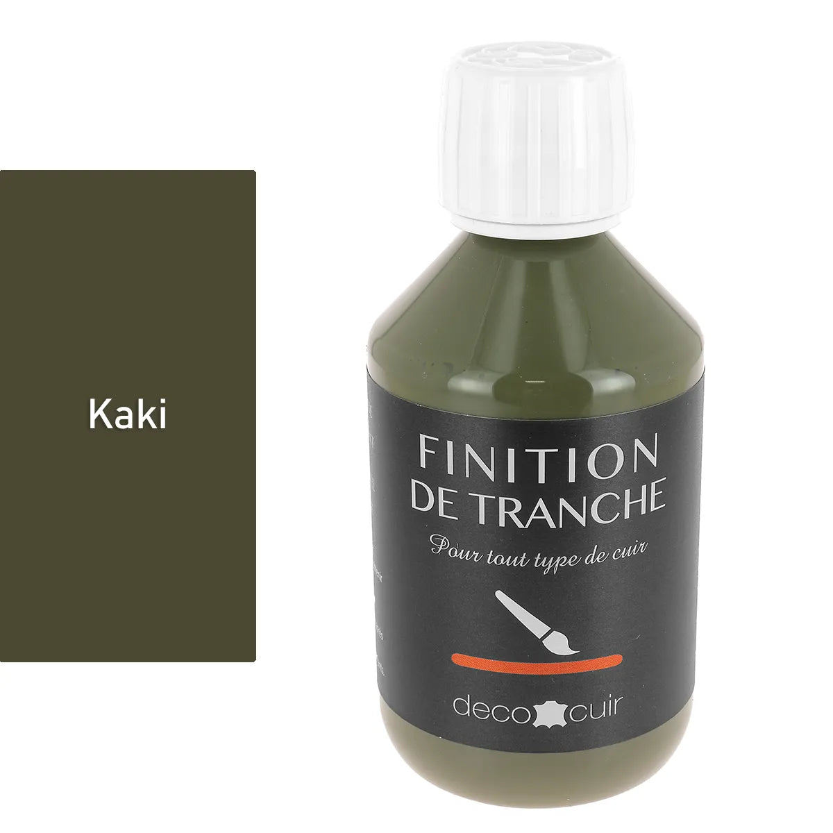 Finition tranche cuir - Deco Cuir - KAKI - 60ml