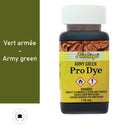 Teinture pour cuir à l'huile - Fiebing's Pro Dye - VERT ARMÉE / ARMY GREEN - 118ml