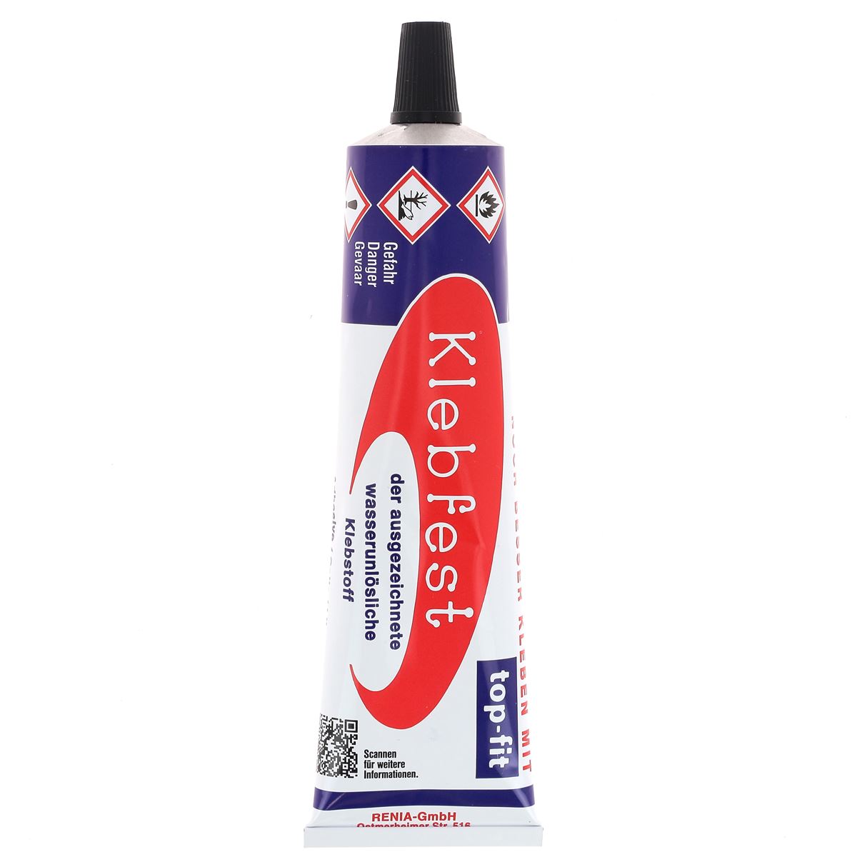 Tube de colle néoprène pour cuir - Klebfest RENIA 90g