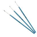 3 pinceaux ronds imitation petit-gris pour aquarelle - Poils synthétiques - Pébéo 952201