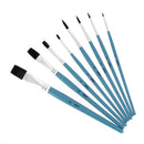 8 pinceaux imitation petit-gris pour aquarelle - Poils synthétiques - Pébéo 952205