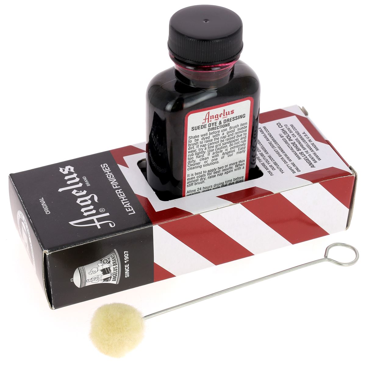 Angelus Suede Dye 90ml Black 001 - Main Image