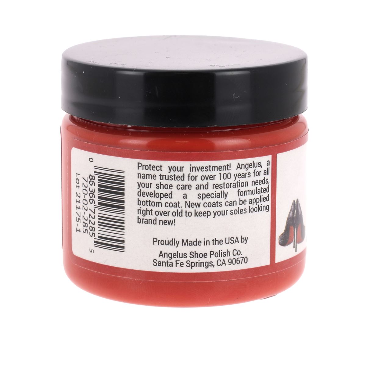 Peinture acrylique rouge vif pour semelles en cuir - Walk on red Angelus