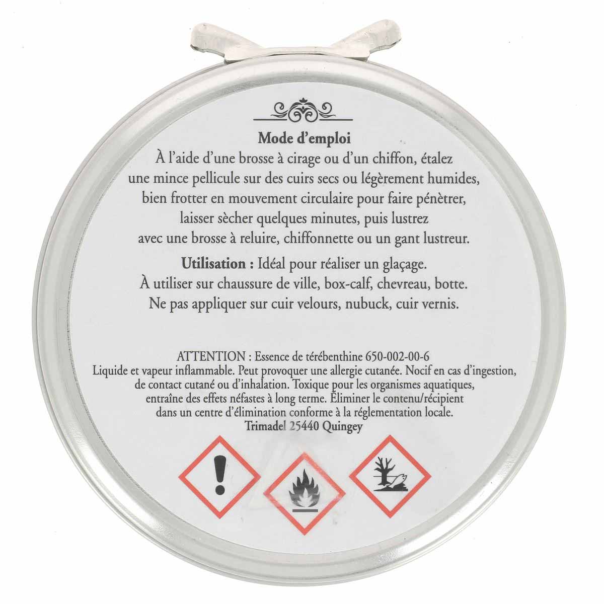 Mode d'emploi cirage à l'ancienne Trimadel pour chaussures en cuir - Made in France