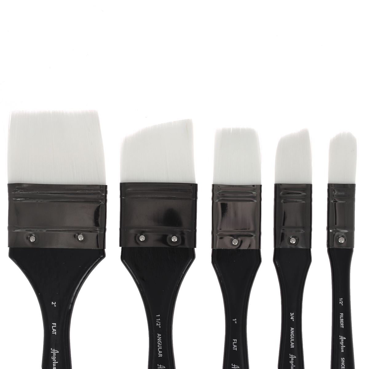 Pinceaux Angelus pour peinture acrylique sur cuir