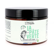 Savon BIO La Pâte Verte pour entretien du cuir, nettoyant multi-usages, 500g, en barre naturelle et écologique.