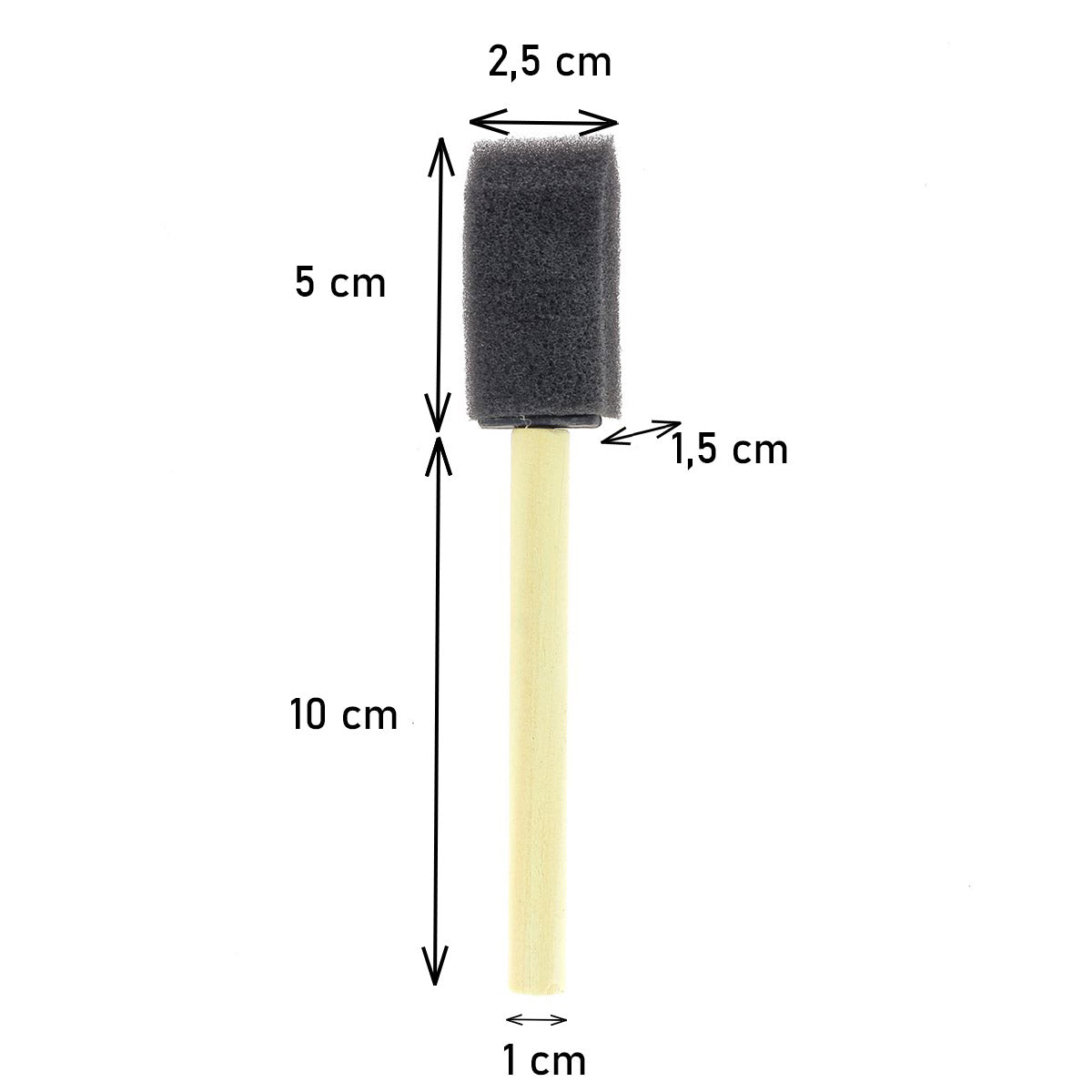 Pinceau en mousse - 25mm