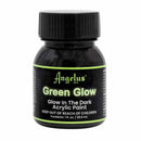 Peinture acrylique phosphorescente - Angelus - Vert fluorescent - 29,5ml