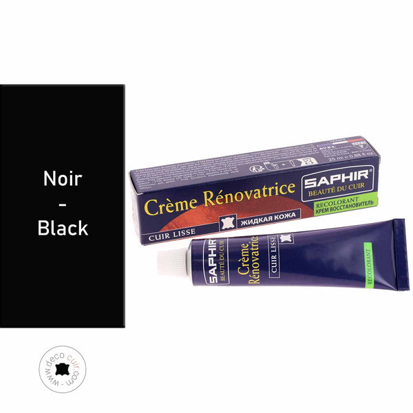 Saphir Cirage Crème Rénovatrice Tube Marron 25 Ml - Entretien Et Réparation Cuir De Qualité