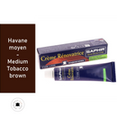 Crème rénovatrice recolorante Saphir pour cuir havane moyen, 25 ml, entretien et restauration du cuir.