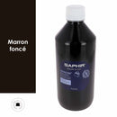Recolorant pour cuir Juvacuir Saphir marron foncé 05, entretien du cuir, pot de coloration en cuir, produit de soin pour cuir.