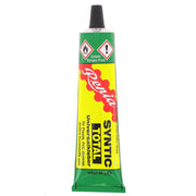 Colle multi-usages Syntic Total Renia pour plastiques et cuir, tube de 90g avec applicateur précis