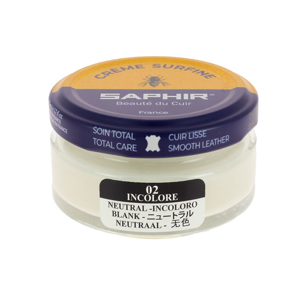 Crème Surfine Saphir - Entretien du cuir - Incolore