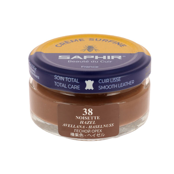 Crème Surfine Saphir - Entretien du cuir - Noisette