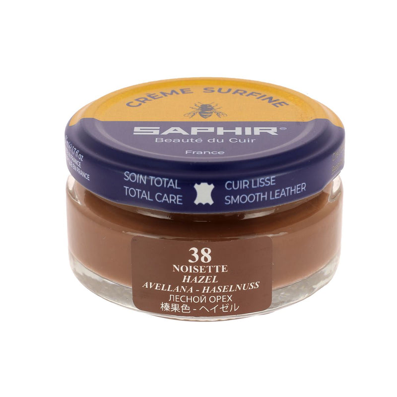 Crème Surfine Saphir - Entretien du cuir - Noisette