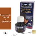 Saphir Teinture Française cuir - Base marron clair