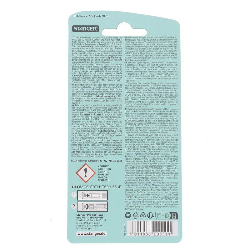 Utilisation colle forte instantanée Super Glue pour cuir et multi-matériaux