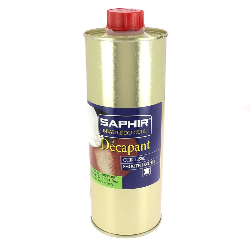 Nettoyant et préparateur pour cuir avant teinture - Saphir - Made in France