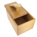 Boîte à cirage en bois avec repose pied - Saphir - Fait en France