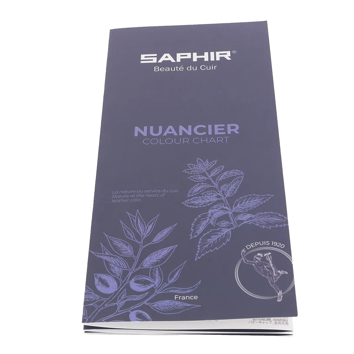 Nuancier Saphir avec 96 couleurs parmi toutes les gammes de produits Saphir