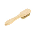 Brosse pour entretenir le cuir velours, nubuck, croûte de cuir et daim avec poils en laiton
