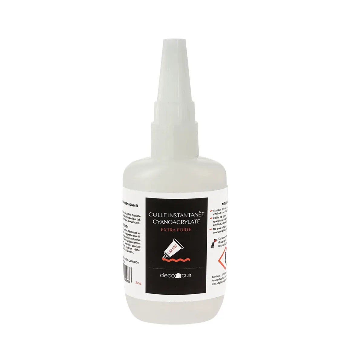 Colle liquide super glue cyanoacrylate 20 g - Deco Cuir