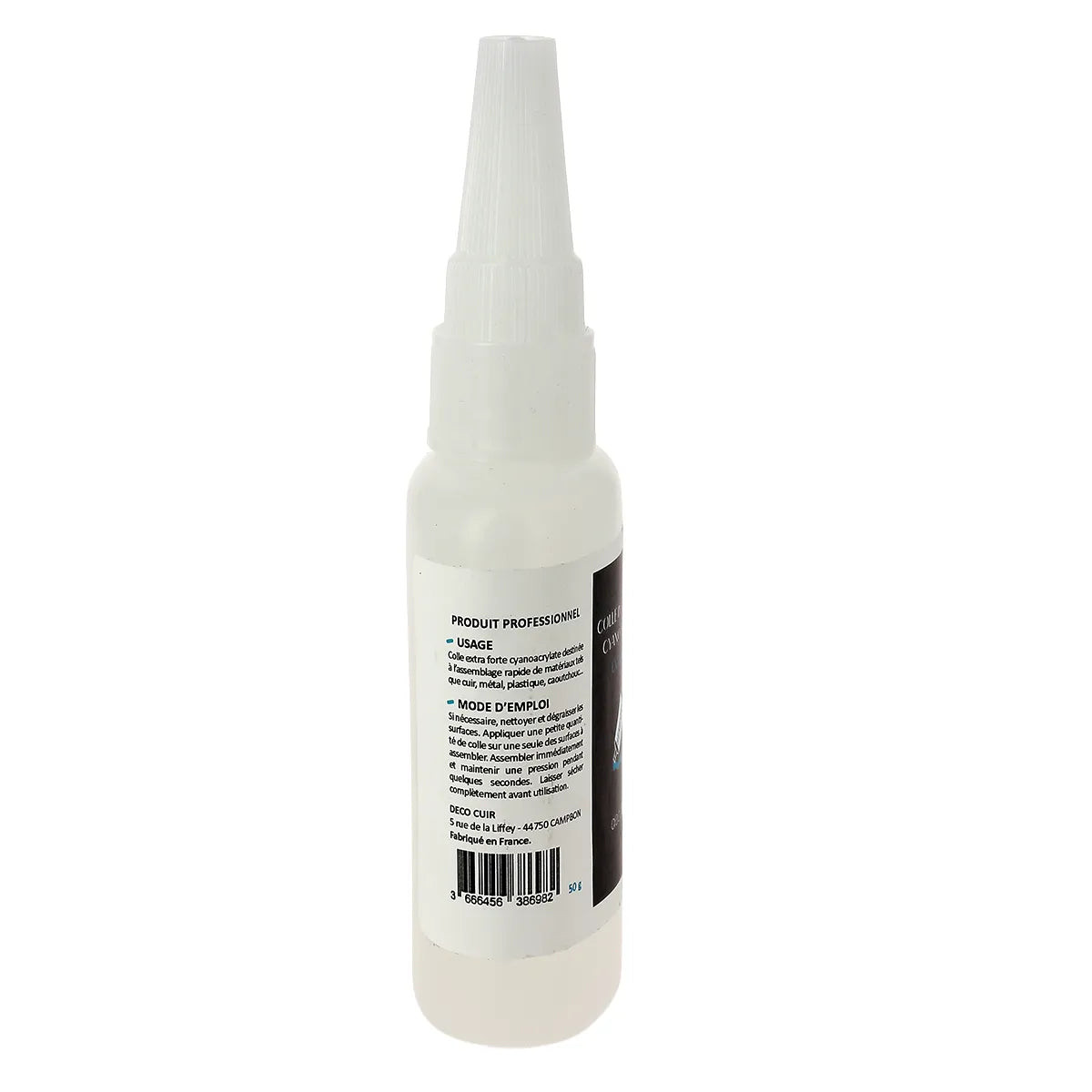 Mode d'utilisation colle cyanoacrylate super glue semi-gel très puissante Deco Cuir