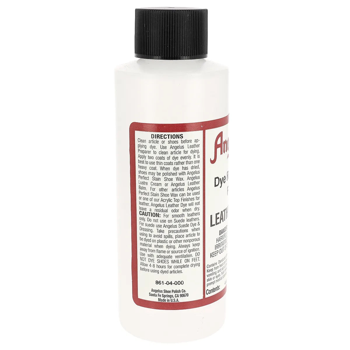 Conseils d'utilisation du diluant teinture cuir Angelus Leather Dye pour éclaircir une teinte ou la fluidifier 