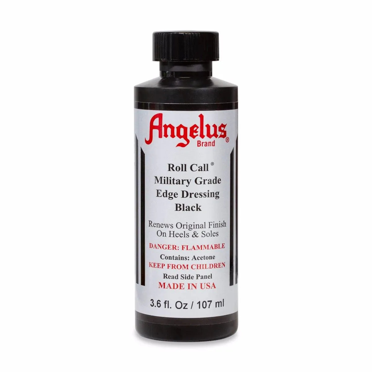 Roll Call Military Grade Edge Dressing Angelus noir : cirage pour semelles et talons de chaussures