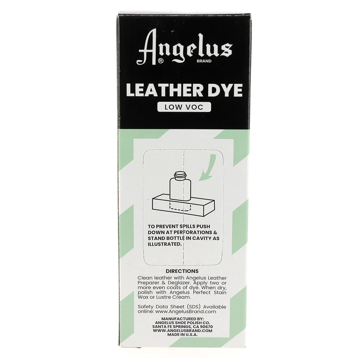 Teinture pour cuir Angelus à faible teneur en COV : conseils d'utilisation