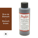 Finition antique acrylique Angelus marron - BISMARK BROWN - Patine pour cuir
