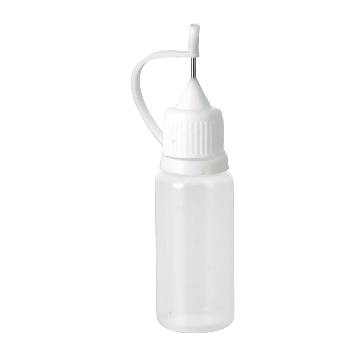 Flacon plastique souple avec embout pointe aiguille de précision pour application teinture du cuir - 10ml