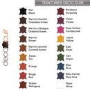 Nuancier couleurs teintures cuir - Deco Cuir