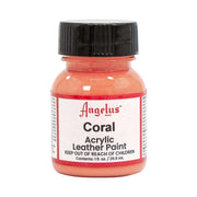 Peinture cuir Angelus CORAIL pour personnaliser baskets, sneakers, ceintures, portemonnaies, sacs...